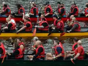Dragon Boat Race Takes to River Tyne at Newcastle Quayside