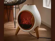 Dunelm's £100 flame-effect heater costs 47p an hour to run