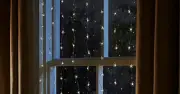 Dunelm's 156 LED Star Curtain Lights Charm Shoppers at £16