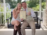 Emmerdale's Bradley Johnson marries 'love of his life' in Nashville elopement