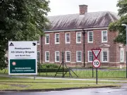 Fire rages at UK's largest military barracks as crews work through night