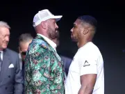 Fury and Joshua face off in Cardiff ahead of December mega-fight