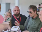 Gallaghers Spotted in Venice Ahead of Oasis Film Premiere