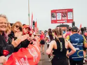 Great North Run: Big screen sends personal messages to runners