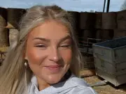 Harriet Cowan wows in farm uniform but distracts fans with other talent