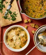 Henry Harris's Vegetarian French Onion and Parsley Soup Recipe
