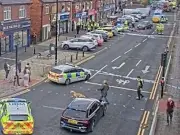 Howdon police car crash: Major emergency response, street cordoned off