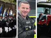 Hundreds honour fallen PC Tom Clough at Teesside funeral