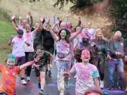 Hundreds join Sunderland's first Bridge to Hope Festival colour run