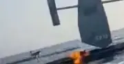 Iran Posts Video of US Vessel Fire at Strait of Hormuz