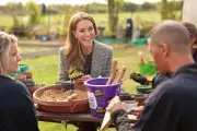 Kate hears moving addiction recovery stories at garden visit