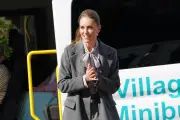 Kate helps out on 50th anniversary of rural minibus service