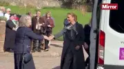Kate Middleton surprises elderly passengers on West Sussex Minibus 50th anniversary