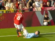 Keane slams Fernandes as 'violent' after Foden red card in Manchester derby
