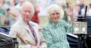 King Charles and Queen Camilla celebrate first jump winner of season
