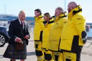 King Charles visits Peterhead Port for renewable energy tour