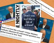 Latika Bourke's 'fraud' question to Albanese makes headlines