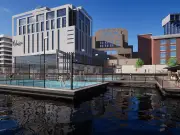 Liverpool floating padel courts face licence hearing before opening