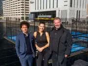 Liverpool's floating padel courts open at Princes Dock