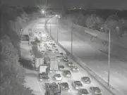 M25 closed in Surrey after serious crash, airport travel warning