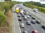 M40-M25 junction: Lorry crash causes standstill traffic