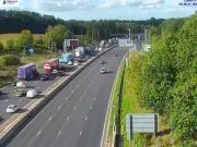 M6 vehicle fire closes three lanes near Ashton-in-Makerfield