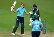 Maia Bouchier century powers England to record ODI run chase against Ireland
