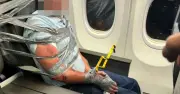 Man duct-taped to plane seat breaks silence: 'What a mess'