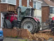 Man jailed for tractor rampage after graves desecrated