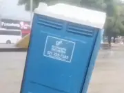 Man Trapped in Portaloo Swept Away by Flash Flood in Colombia