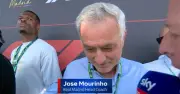 Martin Brundle cuts Jose Mourinho interview short at Spanish GP