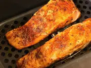 Mayo Keeps Air Fryer Salmon Juicy and Tasty