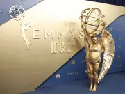 Megan Stalter turns up to Emmy Awards painted head-to-toe in gold