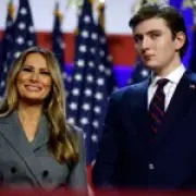 Melania Trump hints at growing distance from son Barron