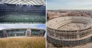 Nine Coolest Abandoned Stadiums Including £1.2bn Megabuild and Venue in Active Warzone