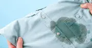 Oil stains vanish with two household items before washing