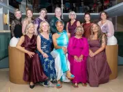 Ovarian cancer survivors shine on Touch of Teal catwalk at May Fair hotel