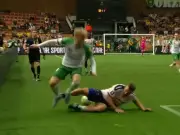 Podolski slammed as 'thug' for horror tackle in charity match
