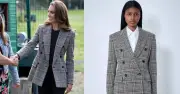 Princess Kate's Grey Checked Blazer: Shop the Look from £36