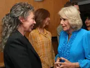 Queen Camilla comforted by stars after surprise Letters Live reading