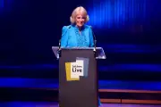Queen Camilla surprises London audience with letter reading