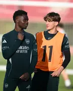 Saka challenges Arsenal wonderkid Dowman to fulfil potential