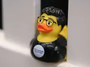Seven weirdest sights at Labour conference: Burnham ducks to robot dog