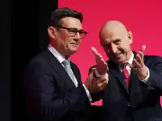 Ste the apprentice inspires Chancellor John Healey's conference speech