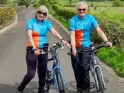 Stirling couple cycle 300km Camino for 52nd anniversary hospice fundraiser
