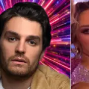 Strictly's Katya Jones caught mouthing 'fit' about Emmerdale star