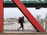 Stu Skinner MBE carries 36kg post box across England for loneliness