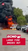 Substation explosion in Old Swan sparks large fire, road closed