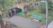 Three injured as Ukraine's top intelligence agencies 'shoot at each other' in Kyiv