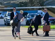 Trump aide Natalie Harp wears £275 dress amid role scrutiny